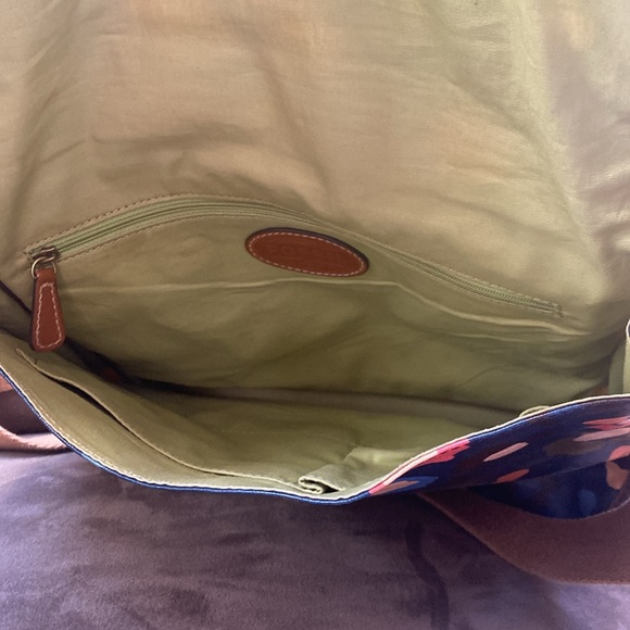 Fossil floral coated canvas pretty hobo purse - Picture 10 of 12